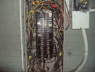 Project photos from Sharpe Electric Panel upgrade in a local warehouse