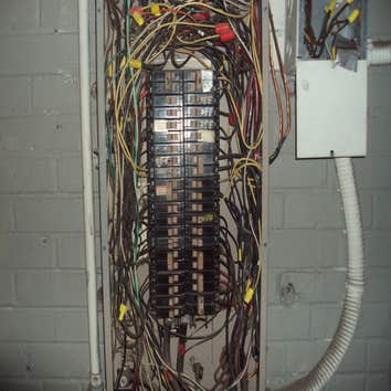 Project photos from Sharpe Electric Panel upgrade in a local warehouse