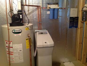 GE softener with 2 stage drink