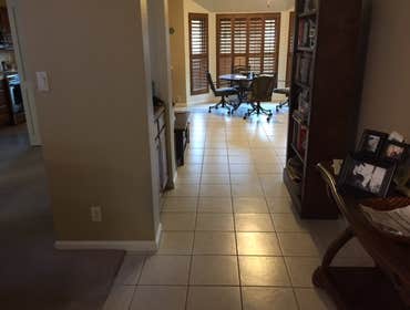 "Before" flooring