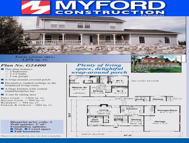 Myford Construction Floor Plans These are just a few of the new home floor plans we have available.