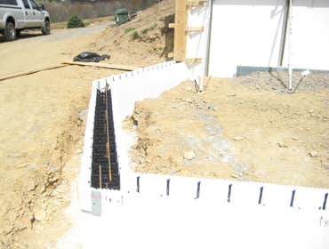 Photos from ICF Installation Associates, LLC The following pictures are taken at various jobs we have done. The first ones are of the basement of an A