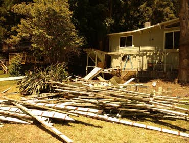 Demolition of existing deck