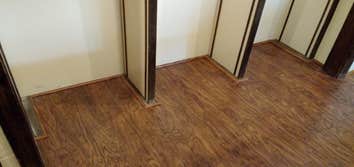1/4 round in closet