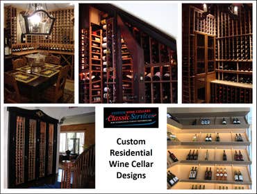 Traditional Custom Residential Wine Cellar Designs Austin