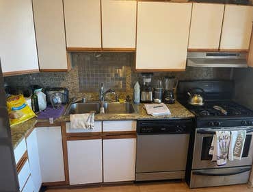 Photos by King’s Hand #1 Kitchen remodel
Cabinets sand blasted, primed and double finish coat for protection
Flooring is real wood with a cherry fini