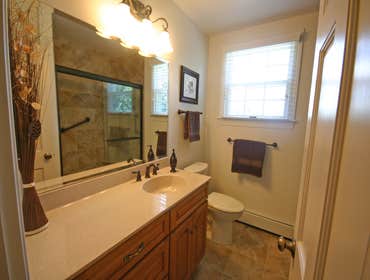 Bathroom Portfolio These are some examples of the beautiful bathroom remodels we have done in the past.