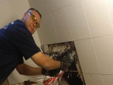 ceiling pipe repair