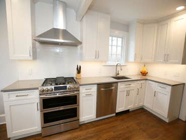 Overlook Addition Historically accurate addition includes eat-in kitchen, family room, powder room, and deck.