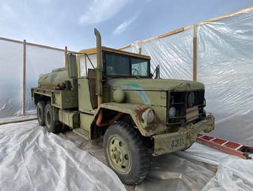 Photos by Northeast Eco Blasting #7 Military truck restoration