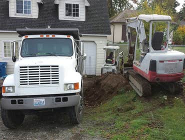 We have two excavators