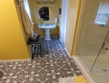 Completed Bathroom Renovation in Virginia Beach