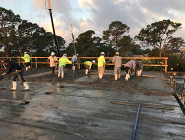Capping Second Floor Hollowcore Structure