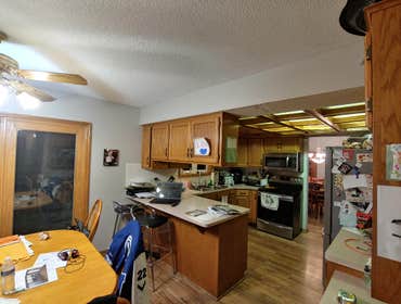 The Johnsons Kitchen Transofrmation This homeowner contacted us about their downtrodden kitchen that really needed help in many ways. We came up with a