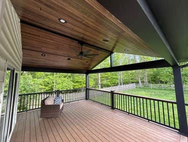 Photos by Honey Brook Custom Carpentry LLC #2 Enclosed Deck