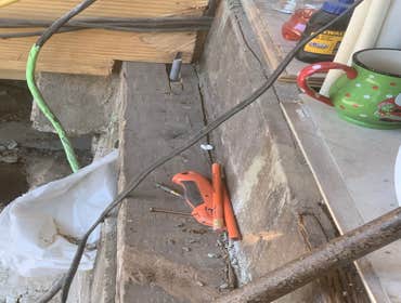 Photos by C.S Remodeling & Construction #1 Dust protection and entry to home protection temporary wall built to prevent anyone or anything from getting