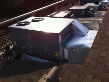 Harbor Care Center HVAC replacement project Harbor Care Center Package units replacement project photos
