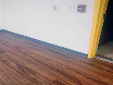 Photos by Saleem & Sons Construction Group LLC. #5 Daycare vinyl luxury floor installation
