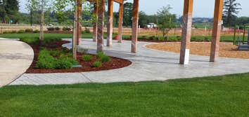 PARK CONCRETE STAMPED BRICK STAMPED CONCRETE PLAY GROUND