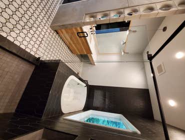 Contemporary/ Custom Master Bathroom + Renovation Full gut renovation of 2 bathrooms and kitchen.