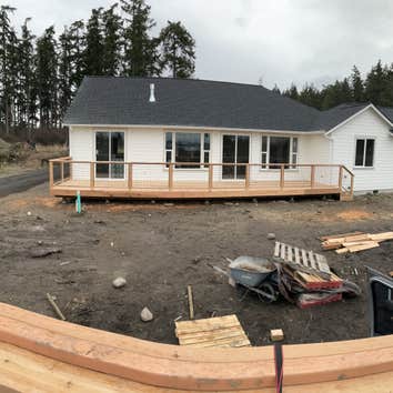 Cedar deck