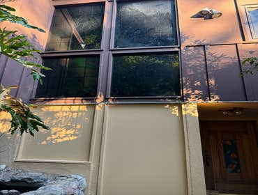 Stained Glass Restoration & Reinstallation We carefully removed the original stained glass windows to preserve their character and historical value. Ou