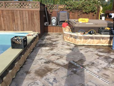 Before image (slate w tile top