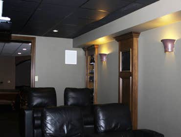 Basement and Theater room