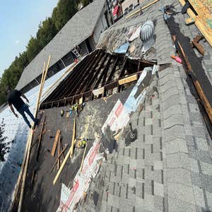 Photos by R19 Roofing & Remodeling #1 Re framing re decking re hab