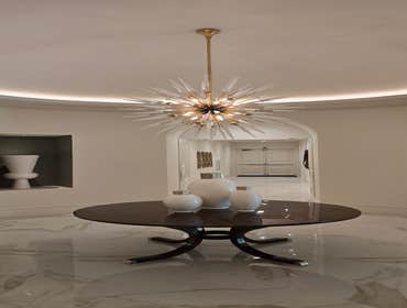 Lobby in a condo building