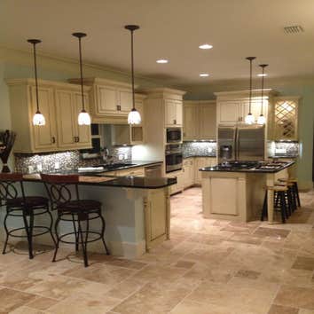 Raised Panel Glazed Kitchen