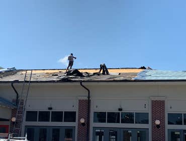 Photos by Florida Building Pros Inc #1 Commercial reroof project for a great local restaurant / property management company