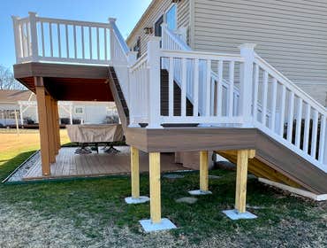 Trex Deck Multi-level Steps – Collegeville, PA