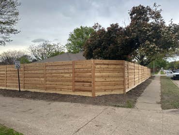 Photos by Art Construction Corp #8 Fence Horizontal Cedar # 1 Pickets