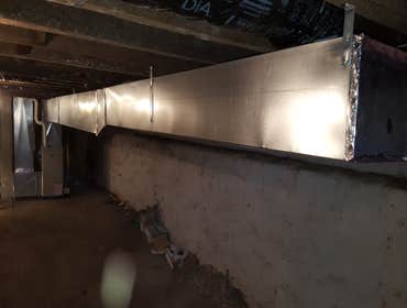594 clintion st 08106 Installed complete duct work and 92% High efficient forced air system,,,pulled all proper permits.