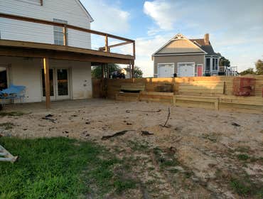 Photos by Del-ray Construction Inc. of North Carolina #2 Replace retaining wall.