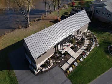 Container inspired custom home