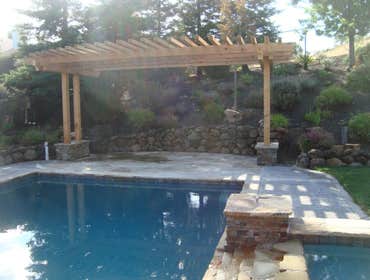 New Project 1 Pleasanton, Ca. Cabana & Pool House. Pool by Riviera Pools Danville, Ca.