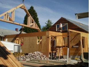 Anacortes Old Town Tudor addition and remodel