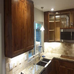 Kitchen Remodel Complete tear out, change floor plan, new plumbing and electrical. All new cabinets, flooring and more.