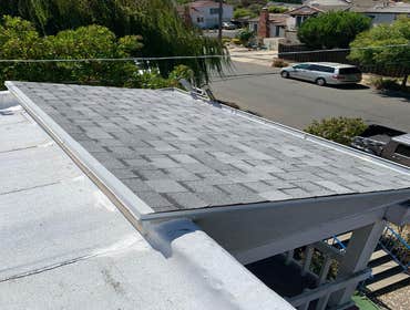 New Flat and Shingle Roof