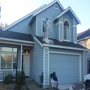 Exterior painting before