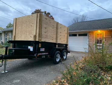 Photos by Columbus Dumpster Company #1 Demo existing 4000 interior