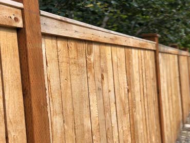 Photos by Lopez Solution Paint LLC #3 on this project we do pressure wash the entire fence and apply two coats of stain
