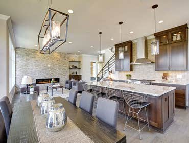 Living Room & Fireplace | Refined Rustic | Westlake Village, CA