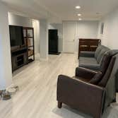 Photos by Es Carpentry Inc #1 Basement and first Floor complete gut and Remodel
