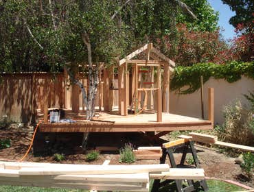 Project photos from Matt Jenkins Construction bath remodels, decks, play house, concrete, patio covers, plumbing, electrical, etc.