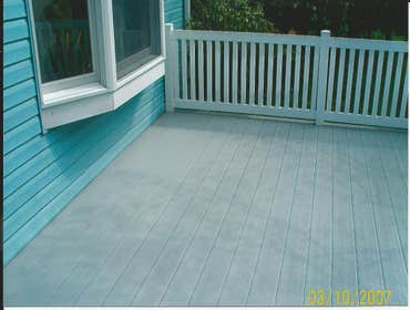 Deck with Bay Window