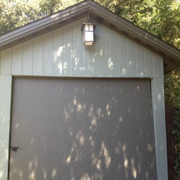 Repainted garage
