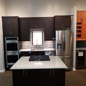 Completed Kitchen Display with Island